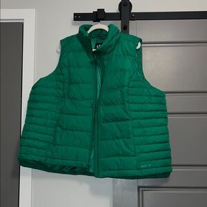 Lands' End Kids Emerald Quilted Vest